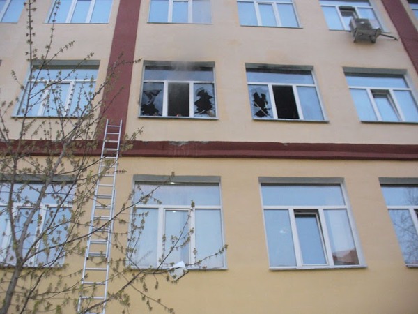 Пожар в налоговой