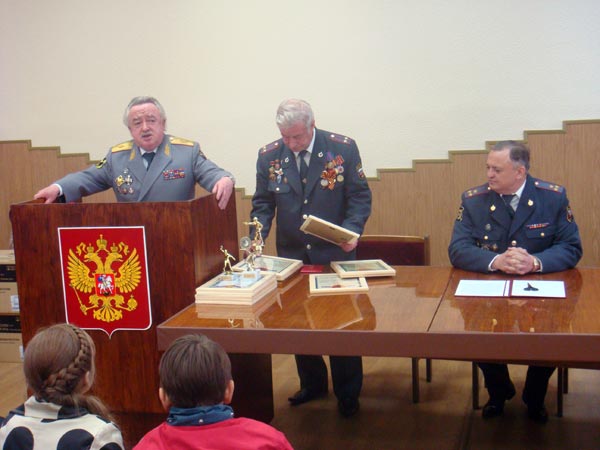 Открытие музея в УВД Пушкино