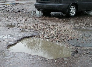Ямы на дороге Ямы на дороге