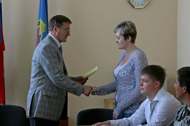 Вручение свидетельств