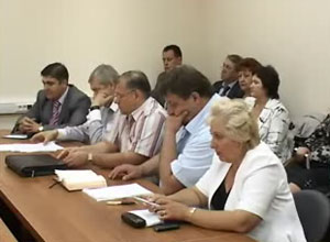 Совещание в городской администрации Совещание в городской администрации