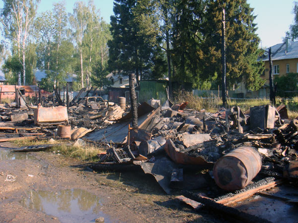 Пожар в Софрино-1
