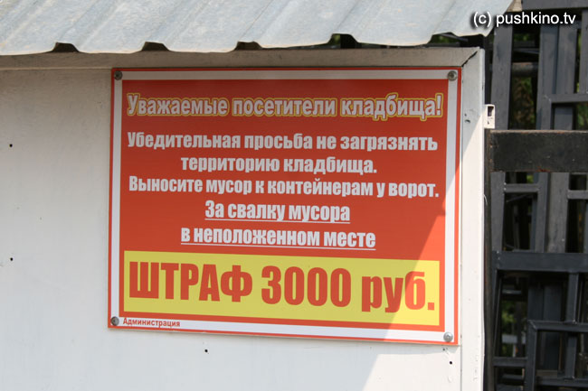 Кладбище в Новой Деревне