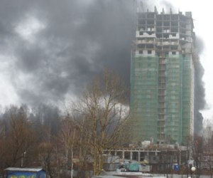 Пожар в Победителе Пожар в Победителе
