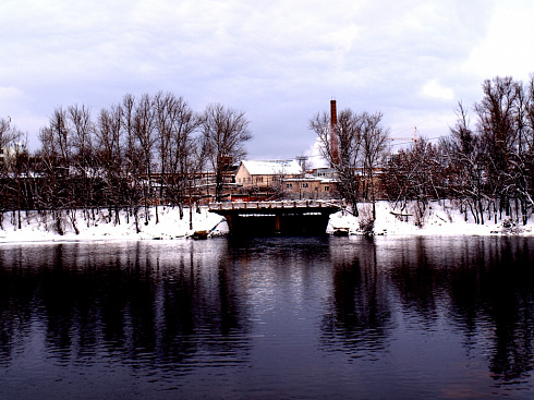 плотина реки Скалбы