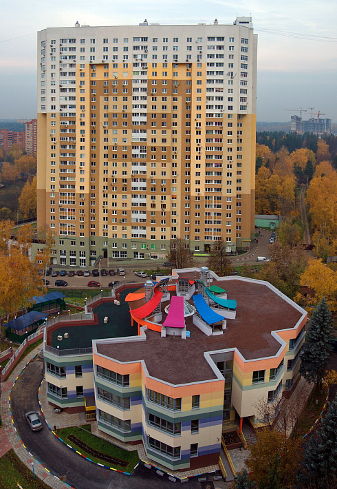 Новый детский сад на Институтской.