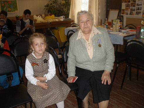 Участница войны Анна Синицына.